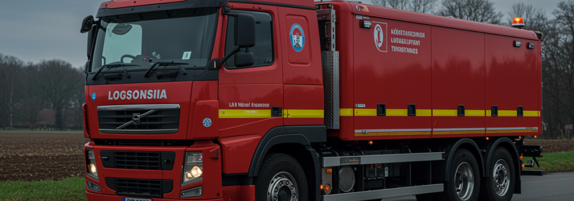 Caminhões De Apoio Logístico Para Obras Emergenciais
