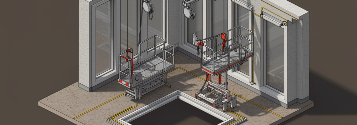Plataformas Para Manutenção De Fachadas Em Arranha-céus