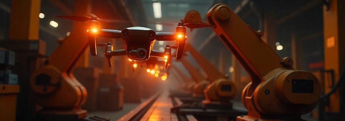 Drones Auxiliando Na Calibração De Máquinas Complexas