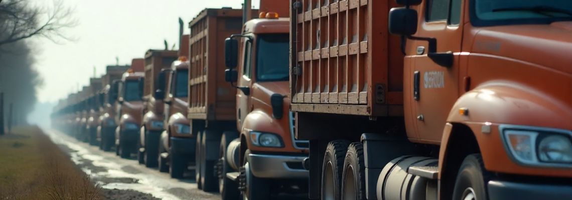 Caminhões De Apoio Para Transporte De Trabalhadores